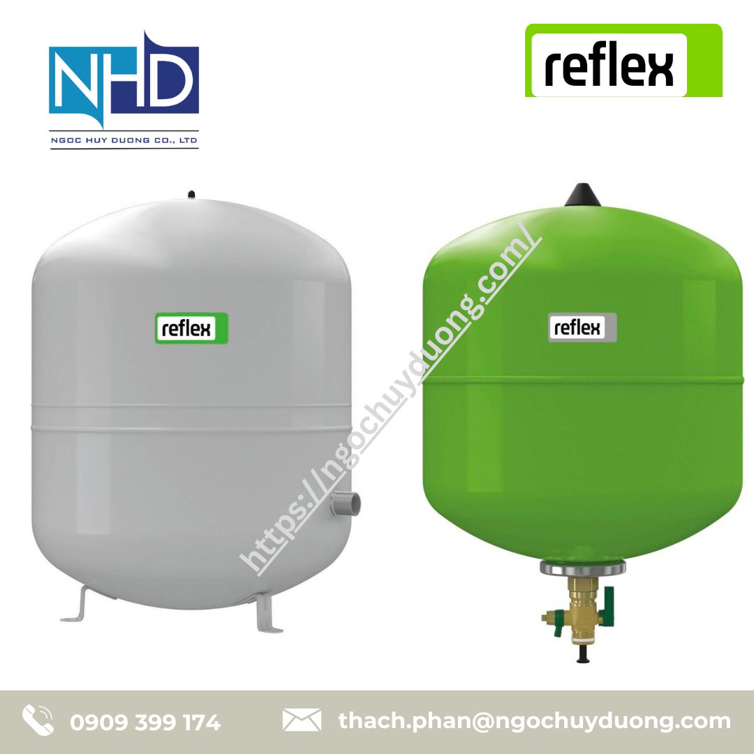 Bình tích áp Reflex Winkelmann Expansion Vessels Reflex N, Reflex NG, Reflex F.