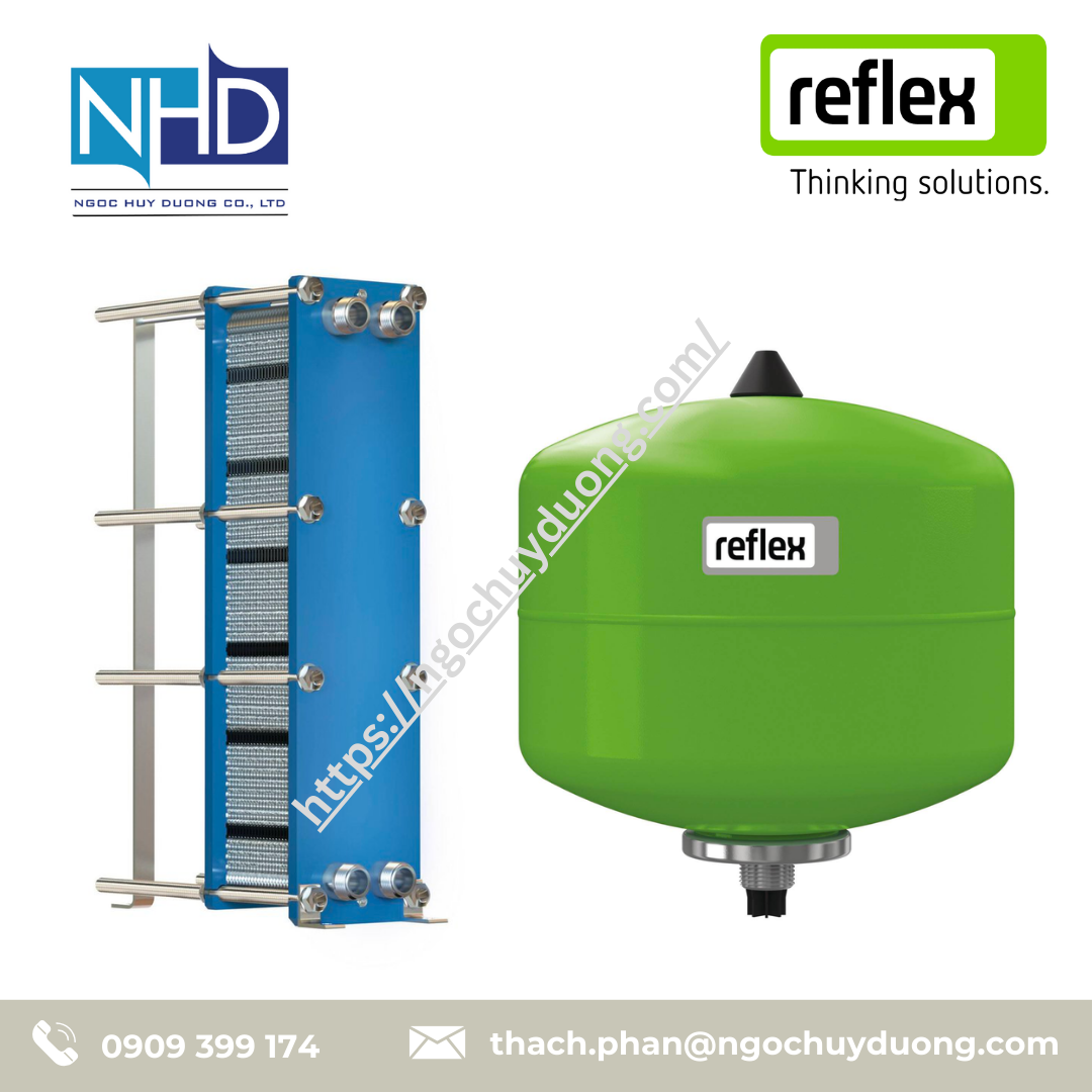 Bộ trao đổi nhiệt Reflex Winkelmann Heat Exchangers Refix DE, Refix DD.