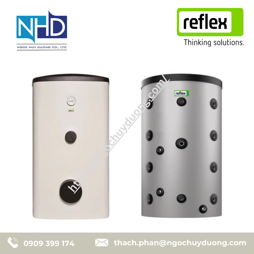 Bộ trao đổi nhiệt Reflex Winkelmann Heat Exchangers Refix DE, Refix DD.