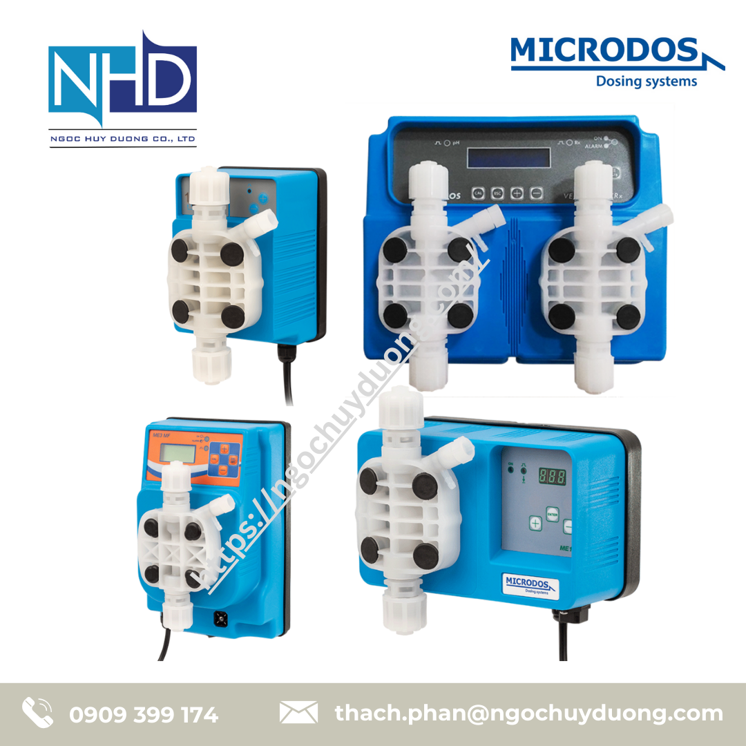 Bơm Màng Điện Từ Solenoid Dosing Pumps ME1: ME2: ME3: ME Dual: Dositec