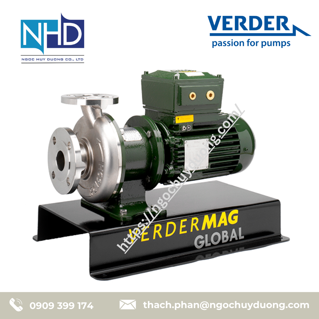 Bơm Metallic Verdermag Global PC125M: PC160L: PC160M