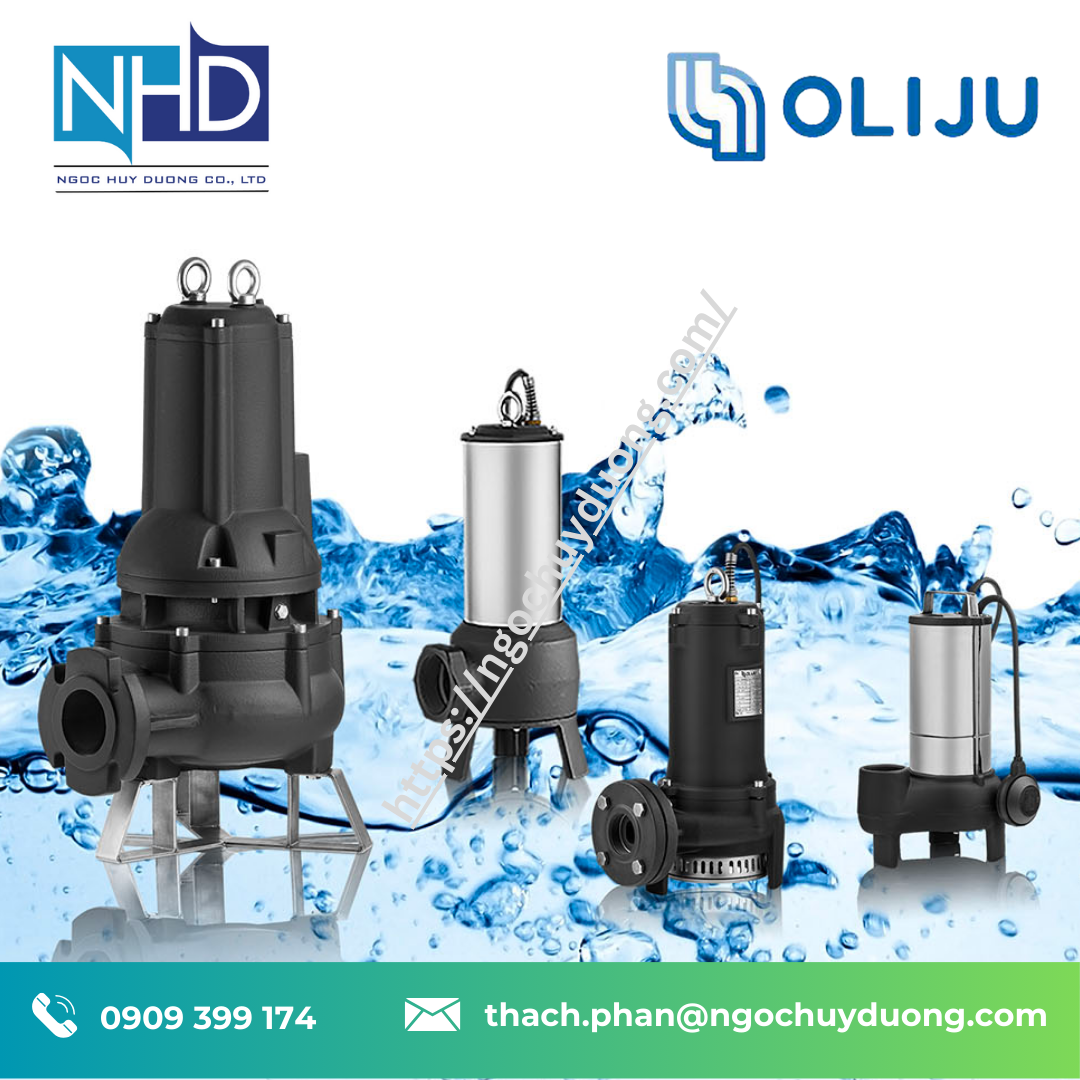 Bơm chìm OLIJU thoát nước Submersible Pumps for Drainage Vortex N Series N-50, N-65: Vortex F Series F-50, F-80: SV Series SV-40, SV-65