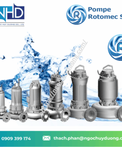 Bơm chìm Pompe Rotomec Submersible Pumps CF-CV, VX, DIVOREX, TR, TL, TF