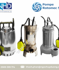Bơm chìm Pompe Rotomec Submersible Pumps CF-CV, VX, DIVOREX, TR, TL, TF Chính Hãng