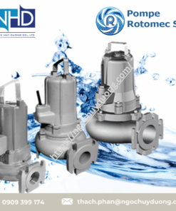 Bơm chìm Pompe Rotomec Submersible Pumps CF-CV, VX, DIVOREX, TR, TL, TF VN