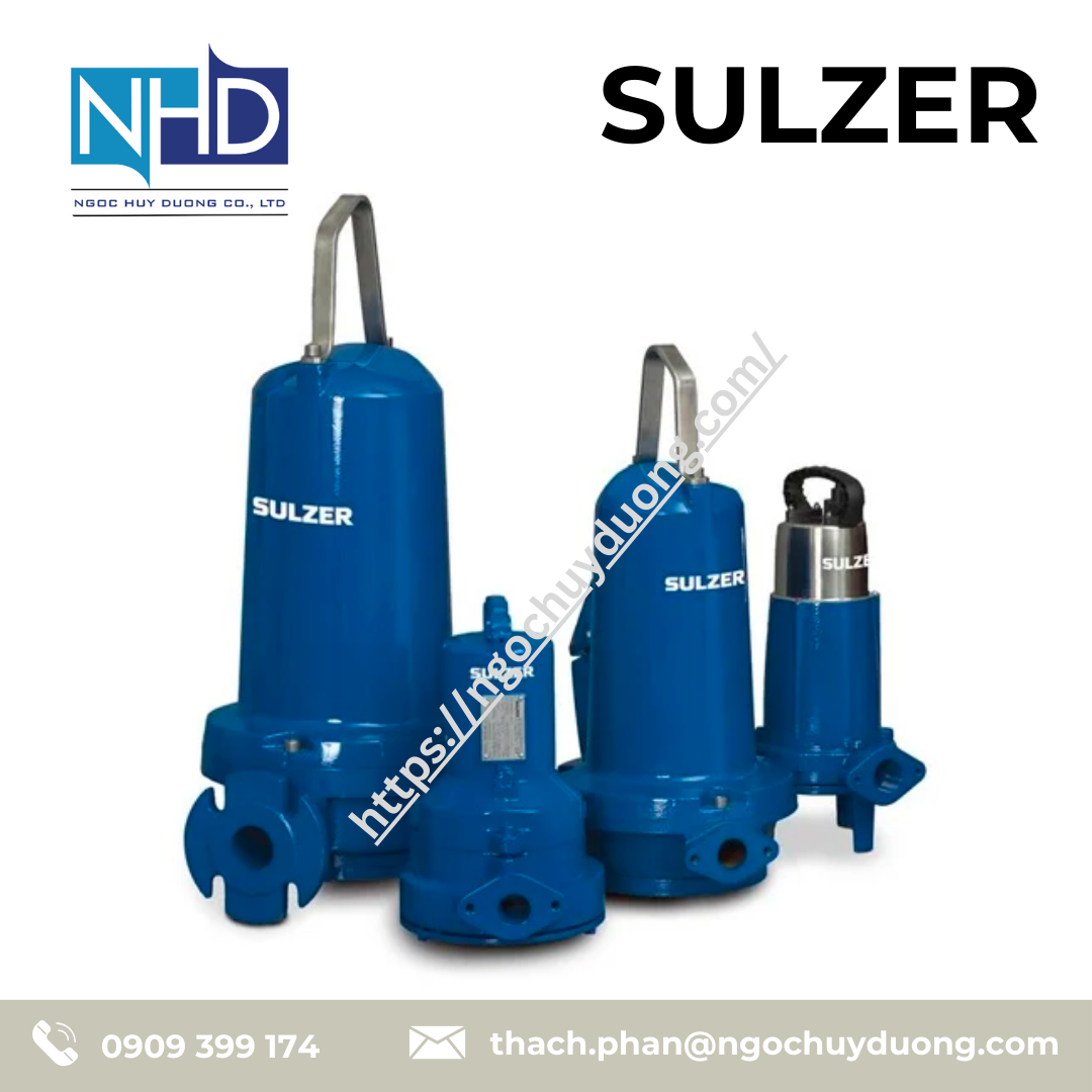 Bơm chìm nước thải SULZER chính hãng XFP, ABS AS, Scavenger EJ Serie