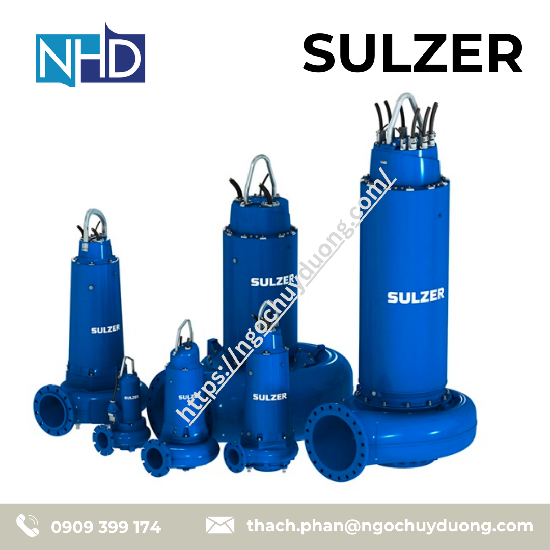 Bơm chìm nước thải SULZER chính hãng XFP, ABS AS, Scavenger EJ Series