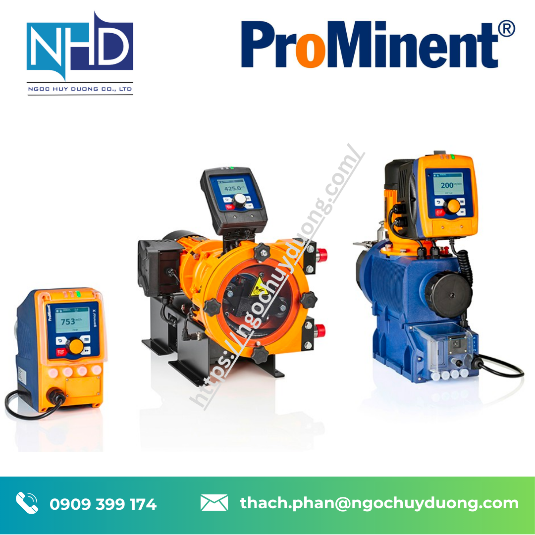 Bơm định lượng ProMinent Metering Pumps BETA:4, GAMMA: X, GAMMA: XL, SIGMA Base, SIGMA: X
