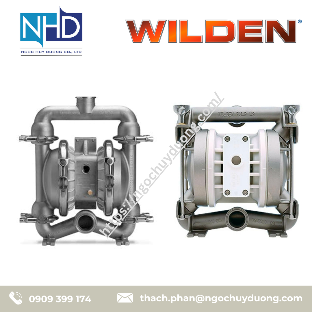 Bơm thực phẩm Saniflo tiêu chuẩn FDA Wilden Pumps chính hãng FDA100 Series