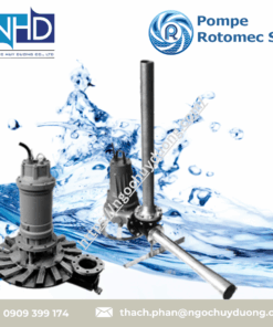 Hệ Thống Sục Khí Pompe Rotomec Submerged Aeration Systems Ejector Pump ECOGET, Aerators Radial AIRGET