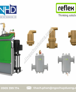 Hệ thống tách khí, cặn bẩn Reflex Winkelmann Degassing and Dirt Separation Systems Servitec, Reflexomat.