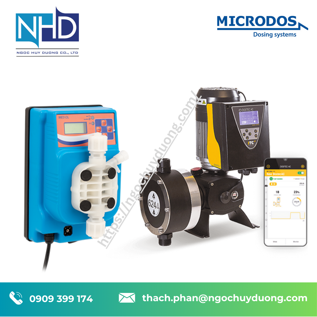 MICRODOS DOSING: GIẢI PHÁP BƠM ĐỊNH LƯỢNG CHÍNH XÁC
