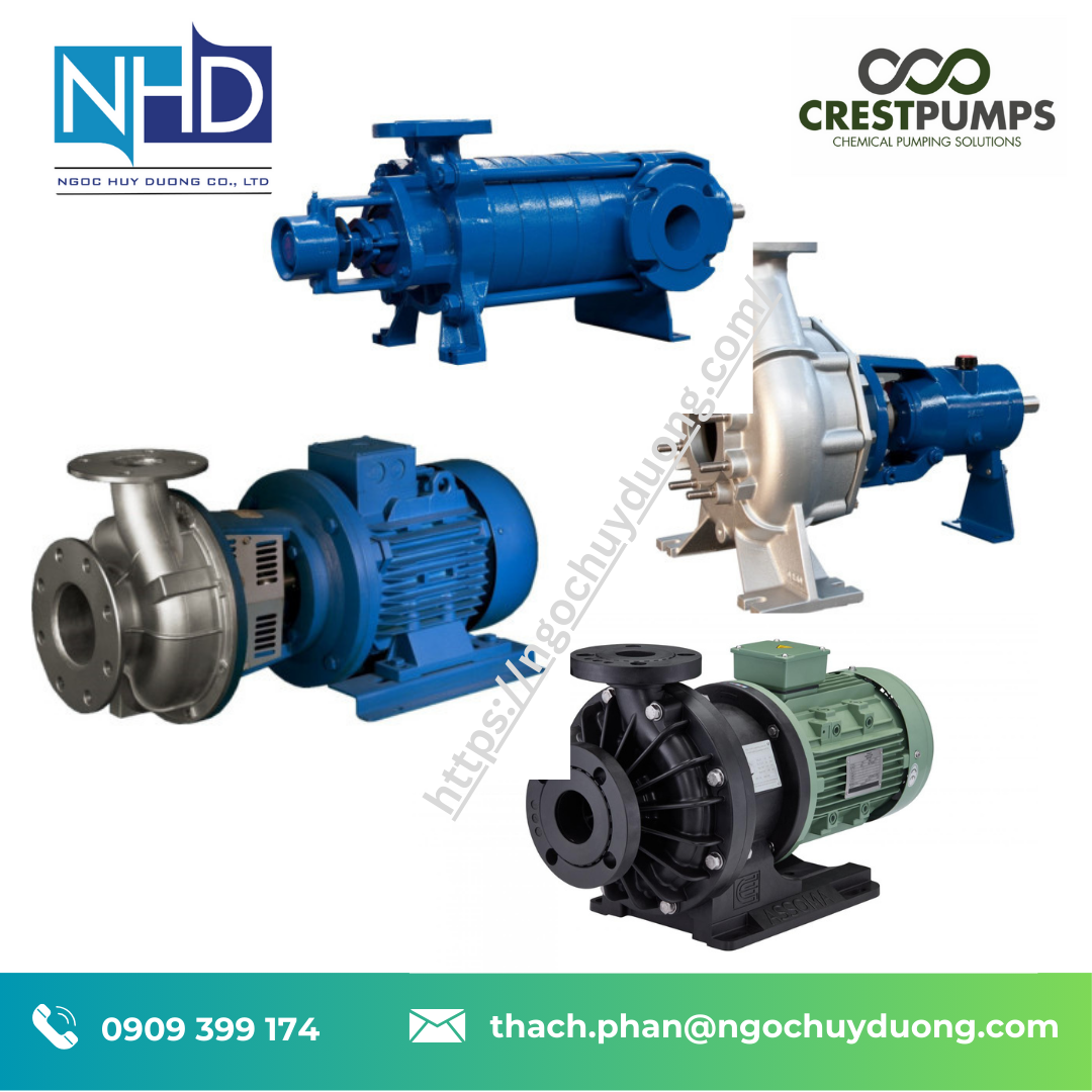 Ngọc Huy Duong phan phoi chinh hang bơm Crest Pumps