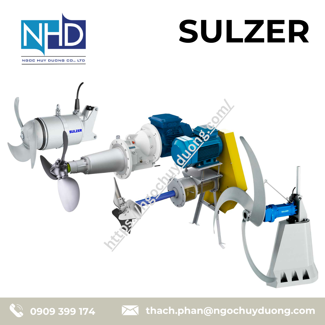 Thiết bị khuấy trộn SULZER chính hãng SALOMIX, SMV Static Mixer