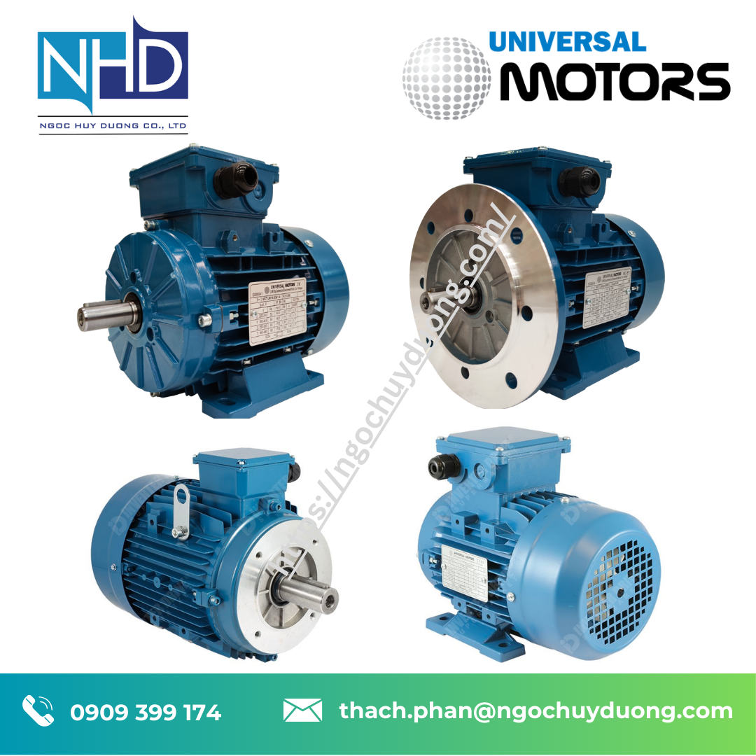 Động cơ điện Universal Motors Group Aluminum Frame Motors UM3A, UMHA, UMA, UMDA, UXA