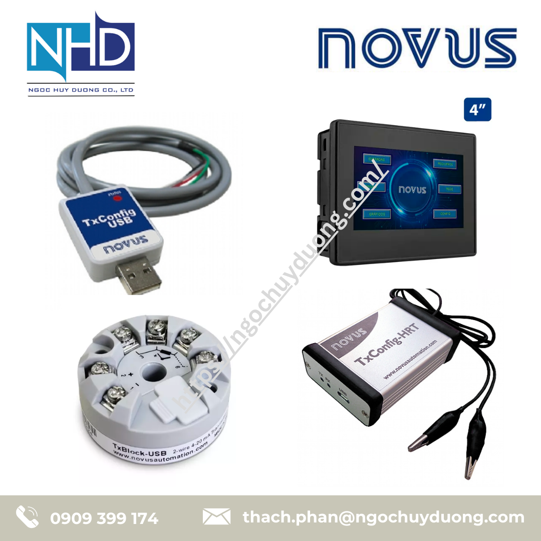 Phụ kiện công nghiệp Novus Automation TxConfig USB, Série BTS