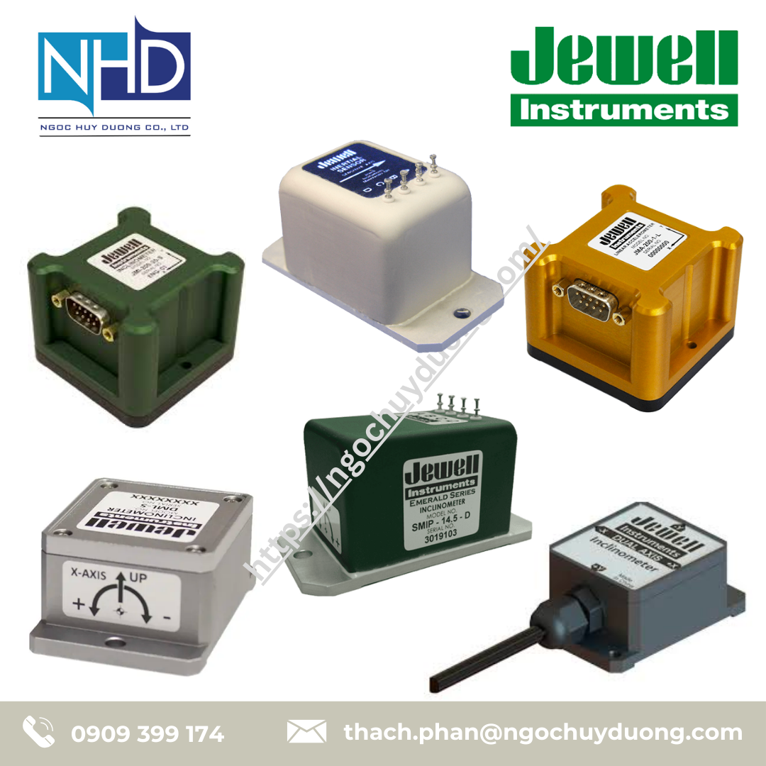 Cảm biến nghiêng MEMS tương tự JEWELL-INSTRUMENTS AMH, AMI, AML, AMS, JMI-100, JMI-200