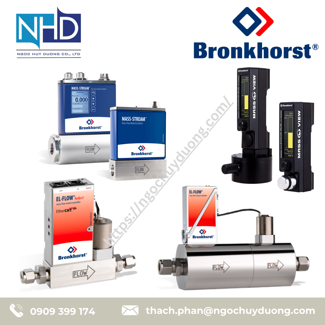 Đồng hồ đo lưu lượng khí Bronkhorst MASS-STREAM D-6300, D-6400, D-6500, F-201CV, F-203AV, MASS-FLOW R-2000, R-3000, R-4000, R-5000