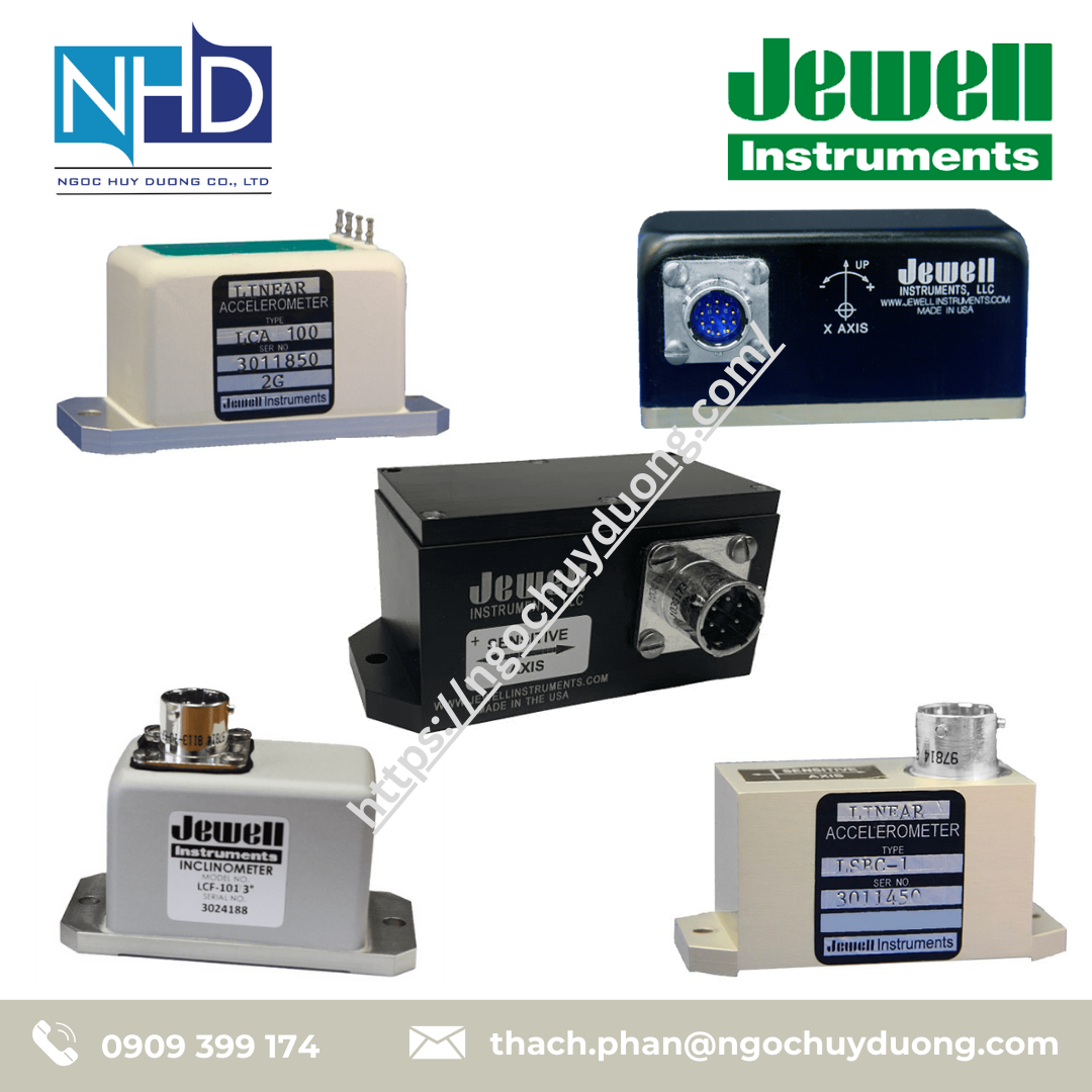 Gia tốc kế tuyến tính JEWELL-INSTRUMENTS LCA-100, LCA-165, LCF-200, LCF-501-R, LCF-2530, LCF-3500, LSBC, LSBP, LSMP, SMA