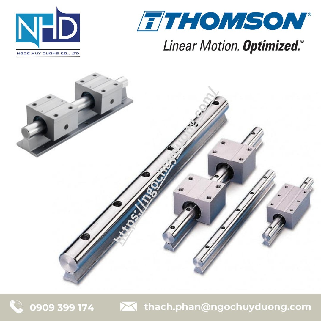 Thanh trục tròn shafting Thomson 1566 Carbon Steel QS 1:2 L 6, QS 1 L 6, QS 2 L 12