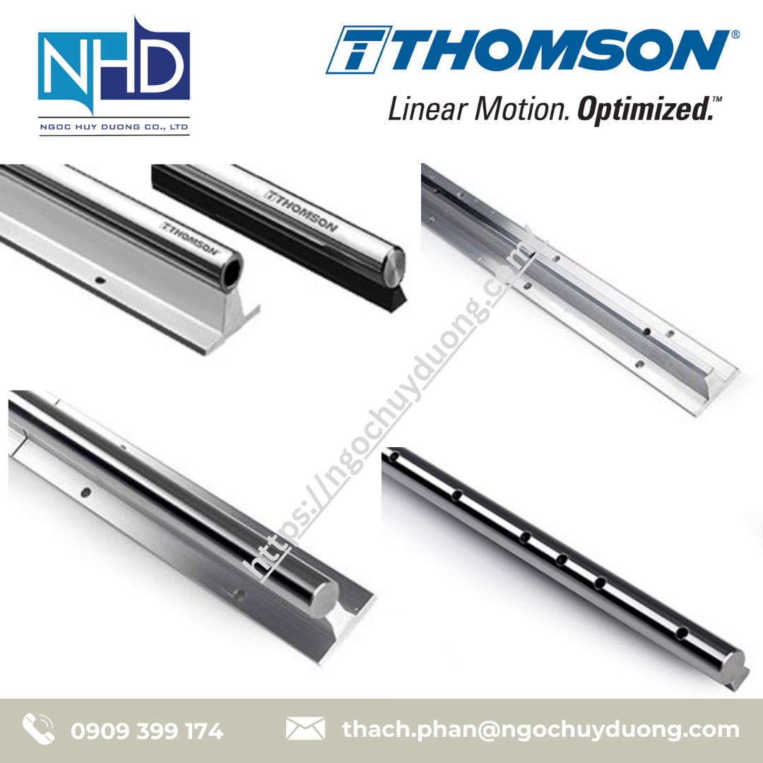 Thanh trục tròn shafting Thomson Extra Rigid XSRA32 CTL 202.000, XSRA48TU CTL 202.000