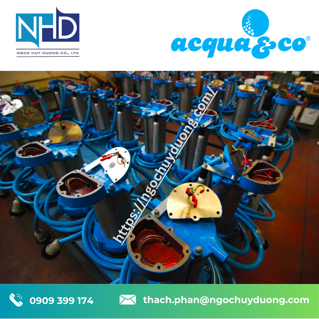 Phân Phối Thiết Bị Sục Khí Chìm Acquaeco (Ý)