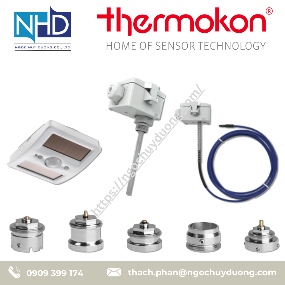 Cảm biến độ ẩm + nhiệt độ ngoài trời Thermokon FTA54+ LCD VV