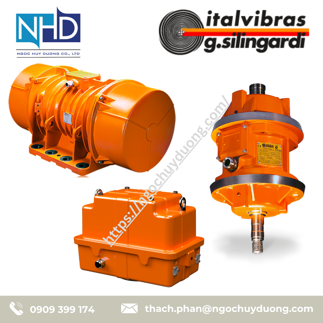 Mô tơ rung điện Italvibras MVSI 3:800E-S02, MVSI 15:4300E-S02