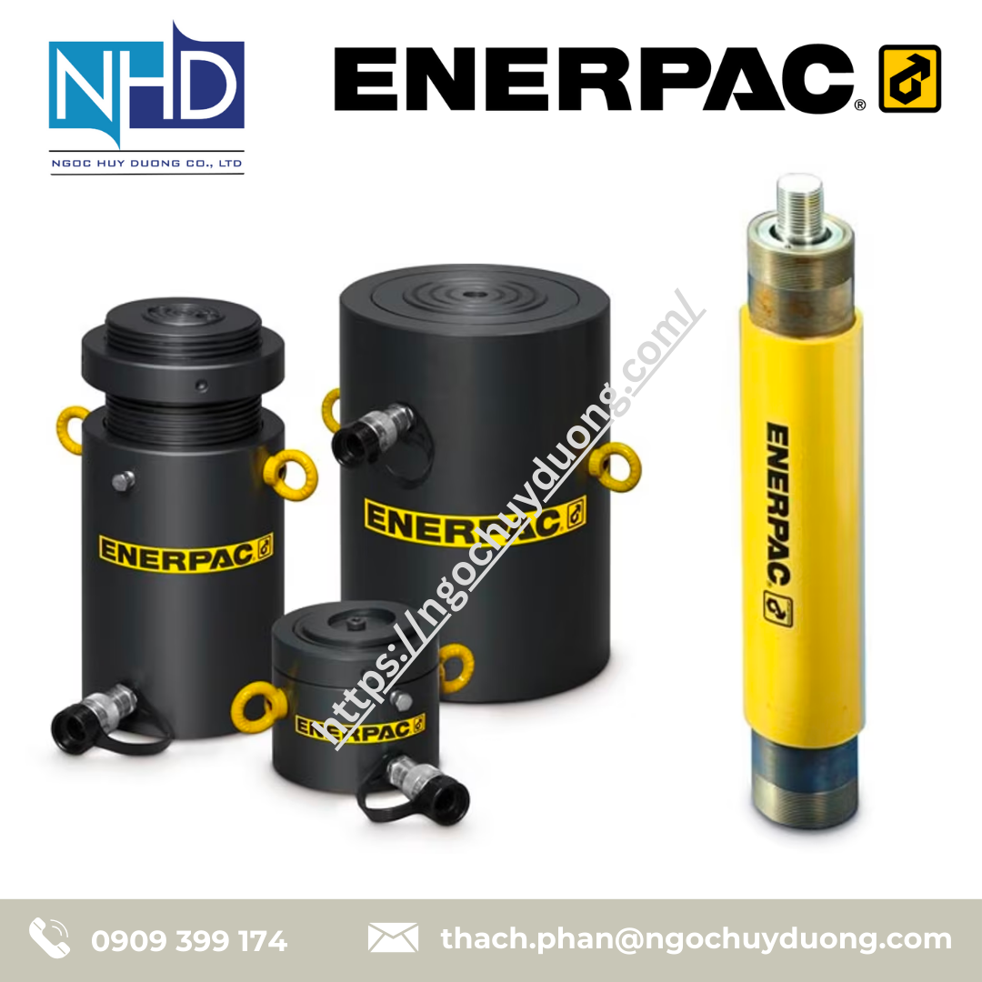 Xi lanh có đai ốc khóa cơ khí Enerpac HCL Series HCL502, HCL1006, HCL1508, HCL2506, HCL3008, HCL10012