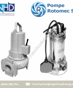 Bơm chìm có bộ nghiền POMPE ROTOMEC DIVOREX 4013 2.5kW, 2900rpm, 28m cột áp