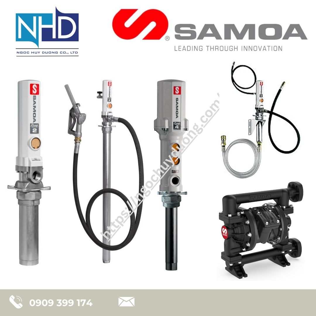 Bơm dầu áp suất cao SAMOA® dòng PumpMaster 45 & 60 536 330, 536 630, 536 030, 537 630, 537 130