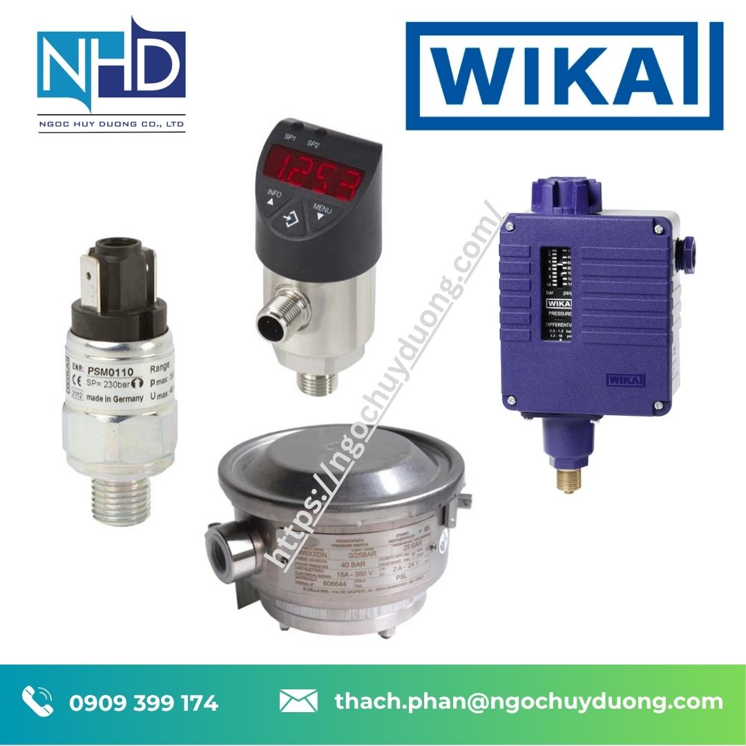Công tắc áp suất WIKA độ chính xác ±0.5% span