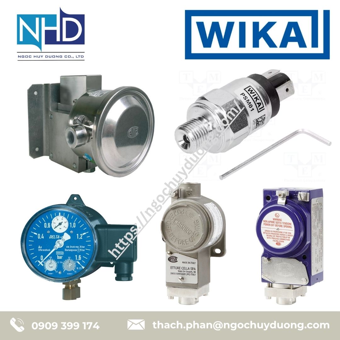 Công tắc áp suất dạng màng – WIKA – MW, MA