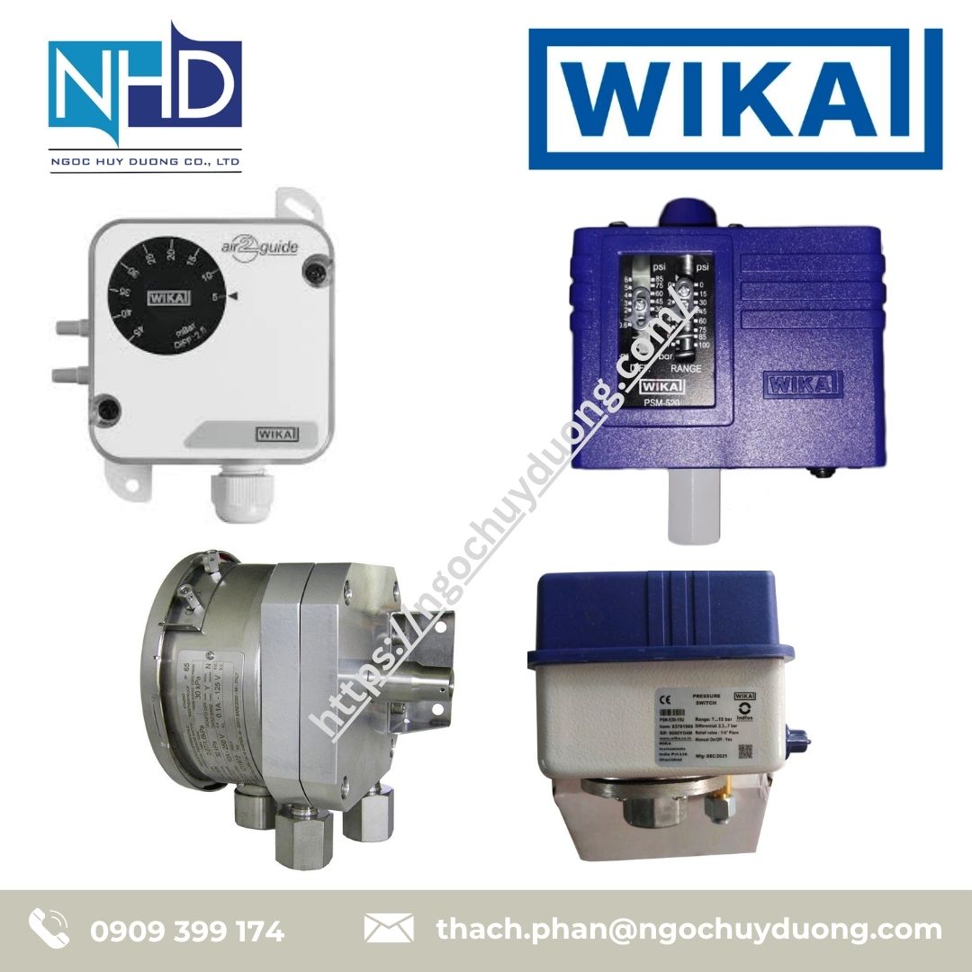 Công tắc áp suất quá trình – WIKA – PXS, PXA, PCS, PCA