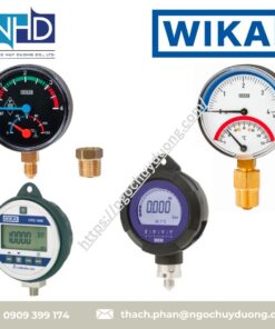 Đồng hồ vỏ inox có dầu – WIKA – 213.40, 113.53, 213.53