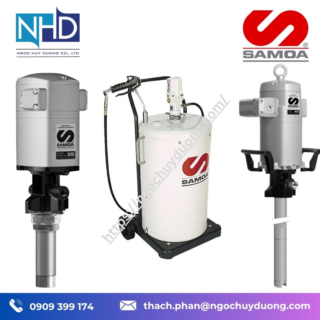 Bơm mỡ khí nén Samoa PM35 – 530630, 530620, 530610