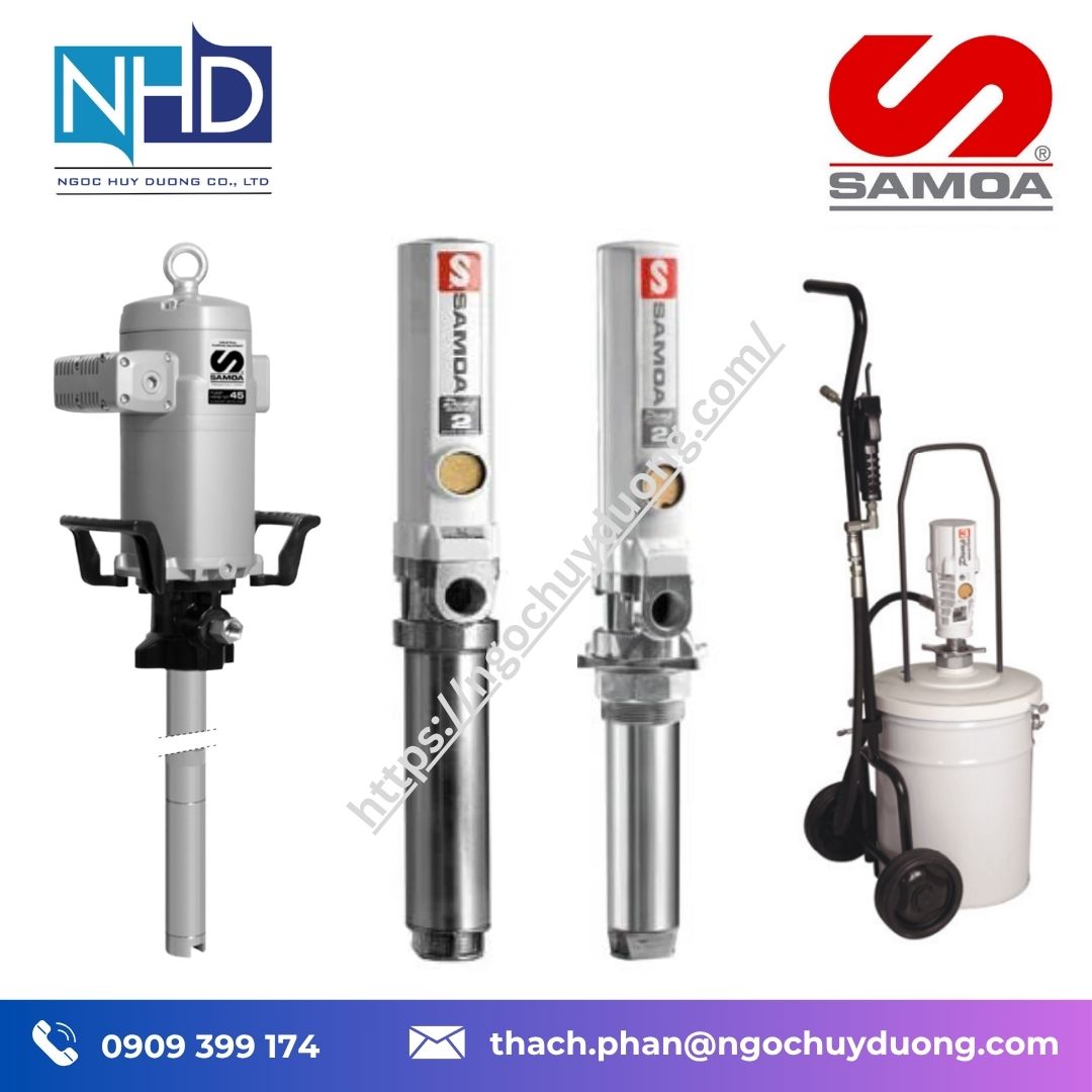 Bơm mỡ khí nén Samoa PM60 – 532130, 532820, 534121, 534821