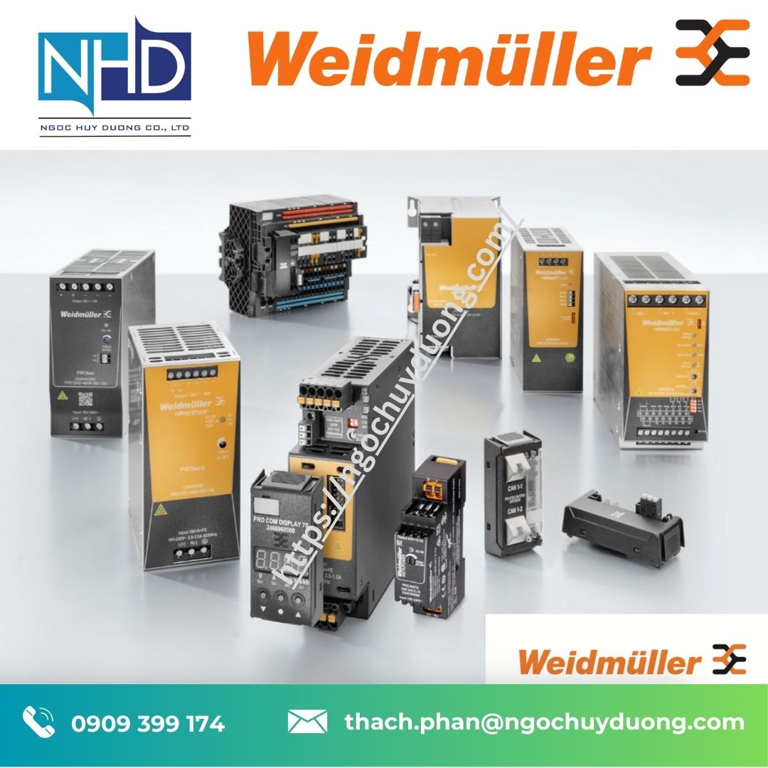 Ngọc Huy Dương – đại lý Bộ nguồn Weidmüller Việt Nam