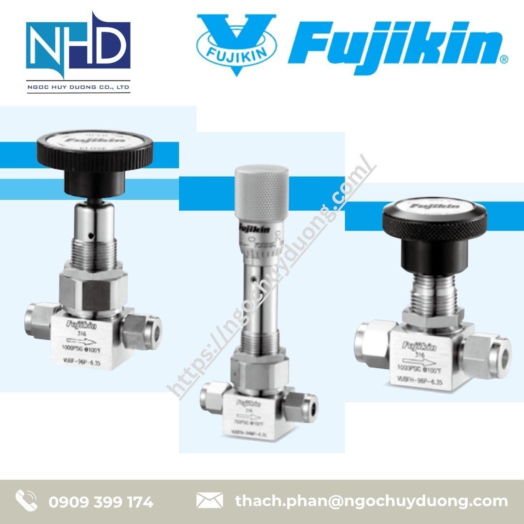 Van bellow điều khiển khí nén Fujikin