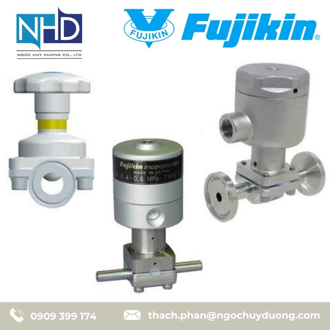 Van màng không gờ Fujikin BSWCN (khí nén) BSWCN A1 7B, BSWCN A1 7D, BSWCN A1 7F, BSWCN A1 5B, BSWCN A1 5D, BSWCN A1 5E, BSWCN A1 5F