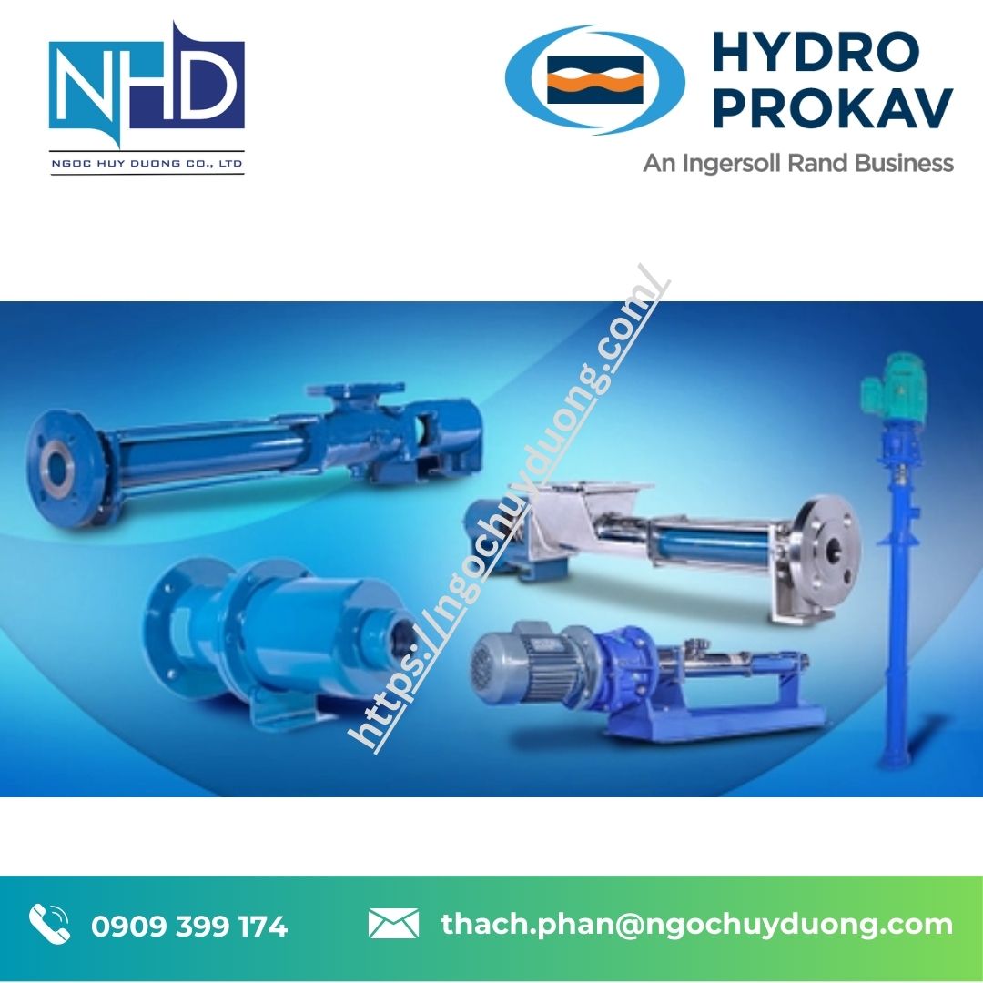 Bơm bùn trục vít Hydro Prokav