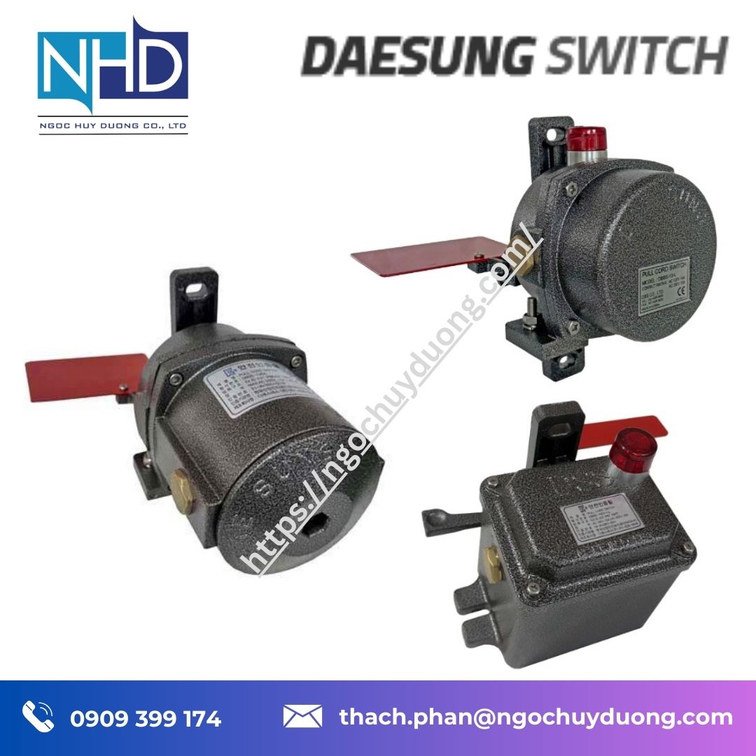 thiết bị dừng khẩn cấp băng tải Daesung DBSS-10 – tiêu chuẩn, manual reset