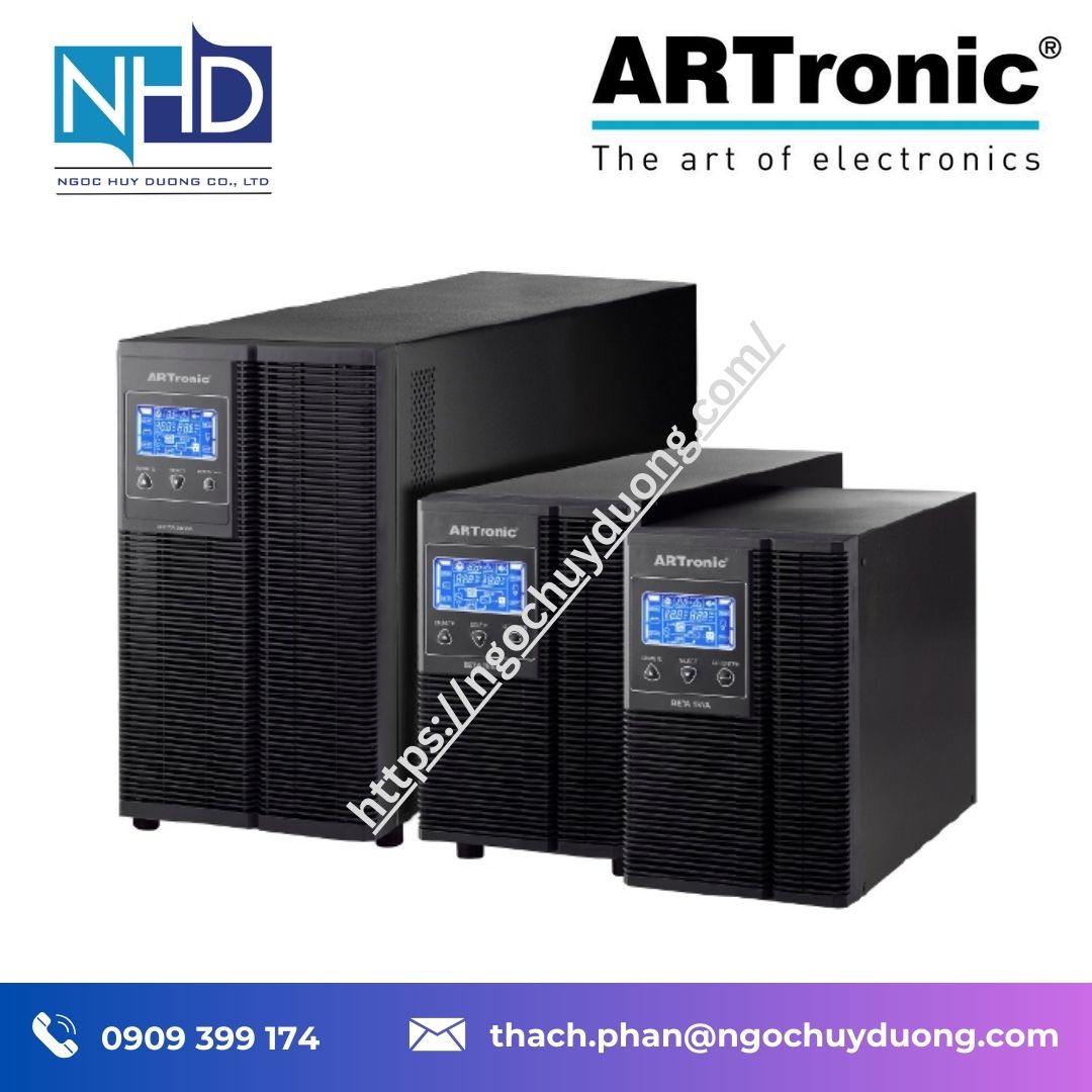 thiết bị lưu điện UPS ARTronic Alfa 3.1 10–30 kVA – 10kVA, 20kVA, 30kVA (PF 0.9, hỗ trợ N+X song song)