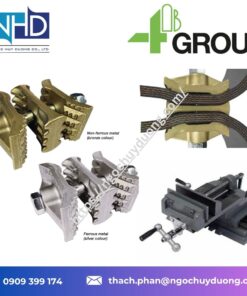 Kẹp nối băng tải gầu 4B Braime Vise Splice Ferrous – thép hợp kim, chịu tải tới 1,000 kN:m, chịu nhiệt ≤ 315°C, dùng cho PVC & Rubber Belt