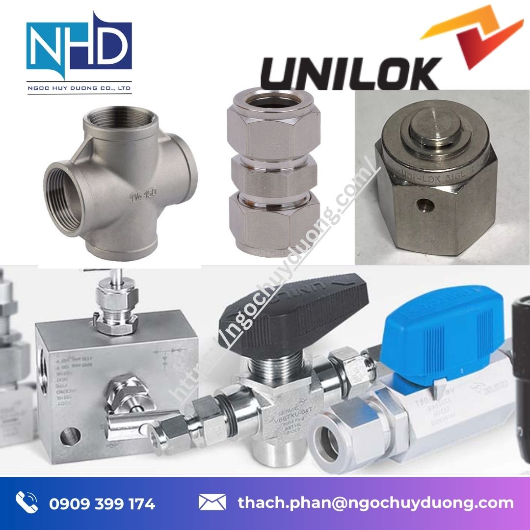 Khớp nối ống UNILOK UMC-0404N, UMC-0606N, UMC-0808N, UMC-1212N, UMC-1616N