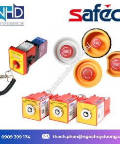 Nút nhấn tủ điện HLAUTO A22B-21-B HLAUTO – Nút nhấn Ø22mm màu xanh dương, có đèn LED, 1NO + 1NC