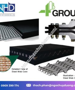 Phân phối Dây băng tải gầu thép 4B Braime Steel Web Belt