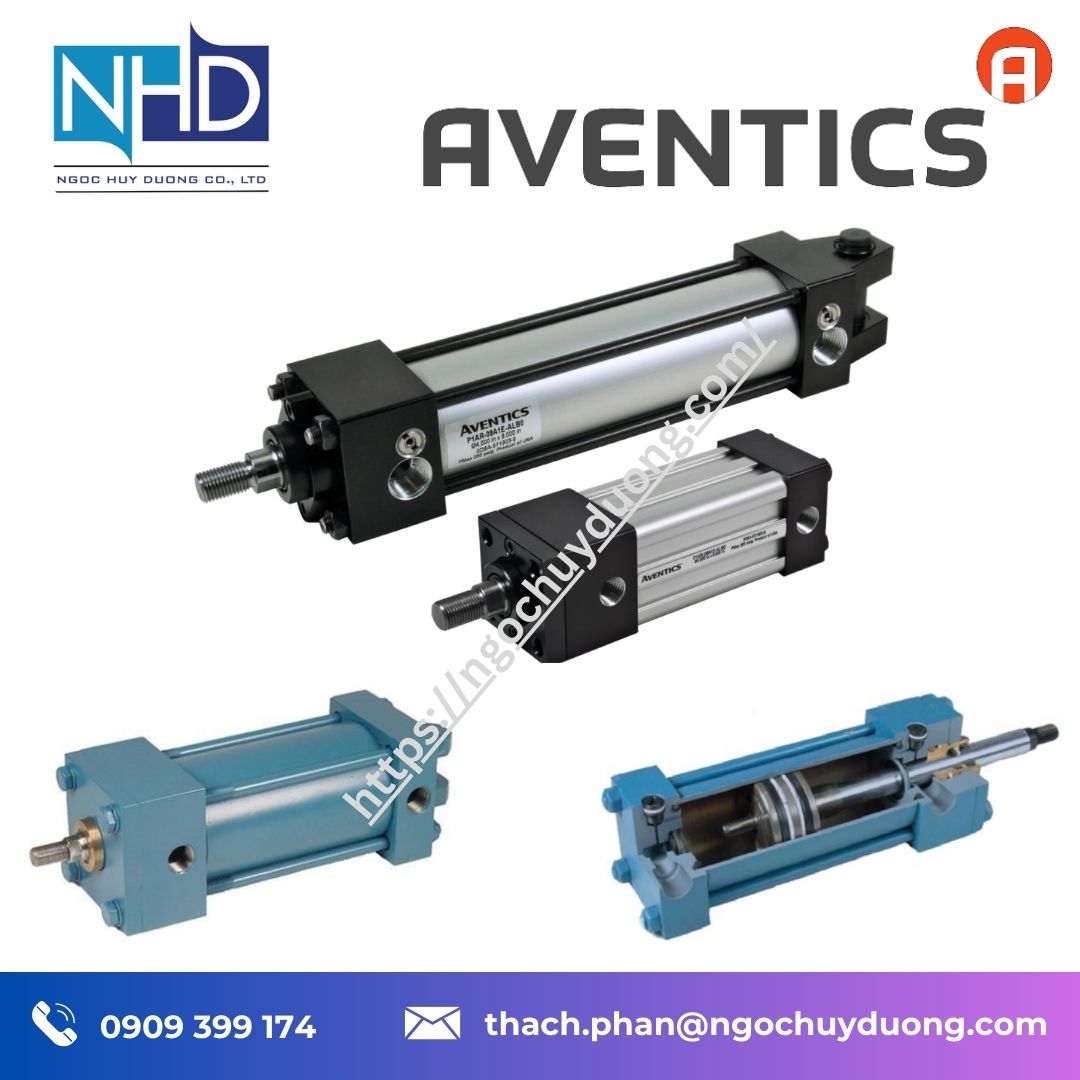 Xy lanh thủy lực Aventics PPT – Xy lanh tie rod thép, tải nặng