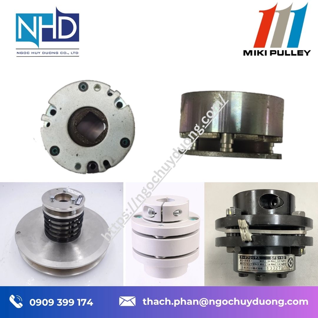 Ngọc Huy Dương – nhà phân phối Phanh lò xo Miki Pulley BXW Nhật chính hãng, giá tốt tại Việt Nam.