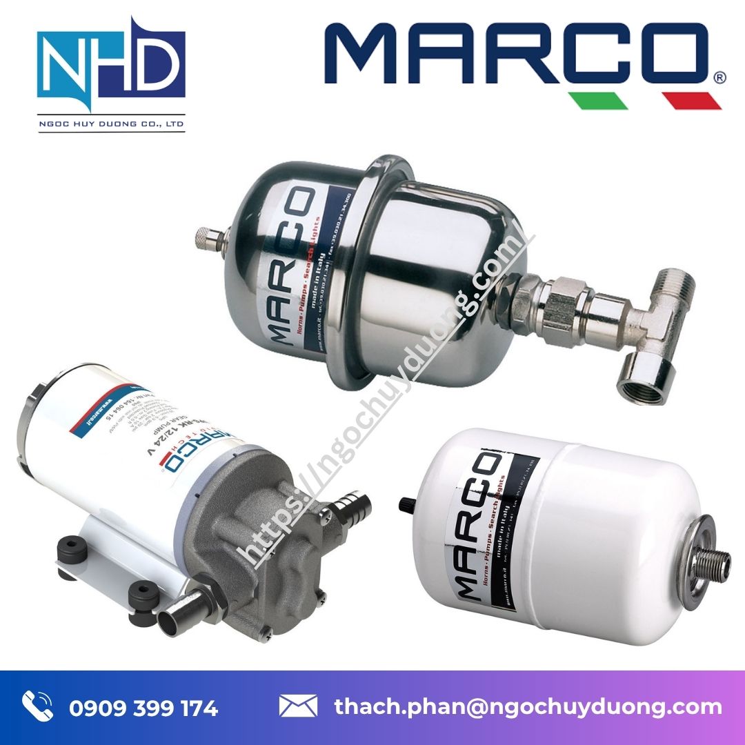 Bơm đảo chiều MARCO UP6-RK chính hãng Ý – Bộ bơm điện thông minh 12:24V, lưu lượng 20 lít:phút